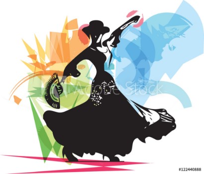 Picture of Flamenco woman dancer